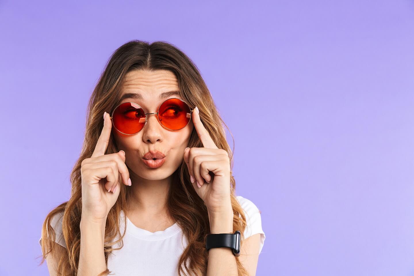 Óculos De Armação Oval Com Lentes Transparentes Moda Óculos - Temu