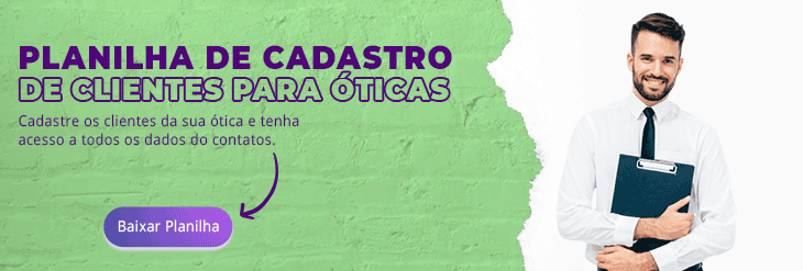 Planilha de Cadastro de Clientes em Ópticas